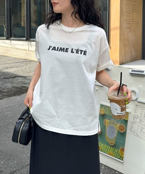 「fredy emue」 半袖Tシャツ 38 オフホワイト レディース_画像4