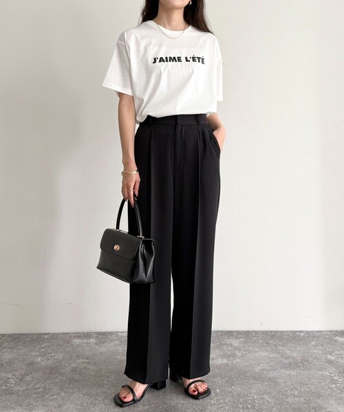 「fredy emue」 半袖Tシャツ 38 オフホワイト レディース_画像8