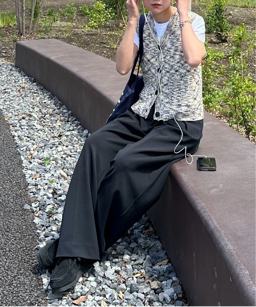 「feepur」 ベスト MEDIUM ブラック レディース_画像3