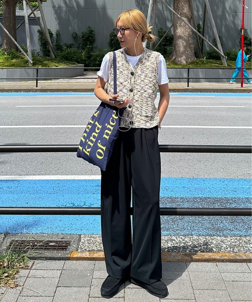 「feepur」 ベスト MEDIUM ブラック レディース_画像7