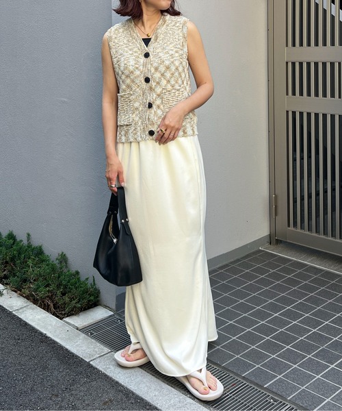 「feepur」 ベスト MEDIUM ブラック レディース_画像8