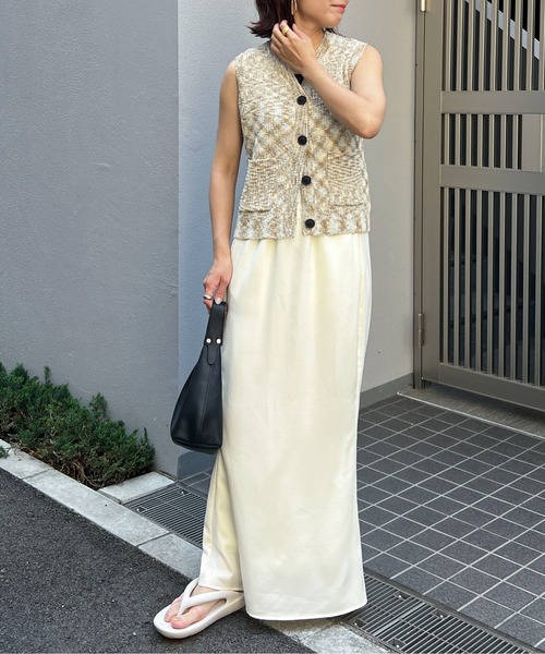 「feepur」 ベスト MEDIUM ブラック レディース_画像9