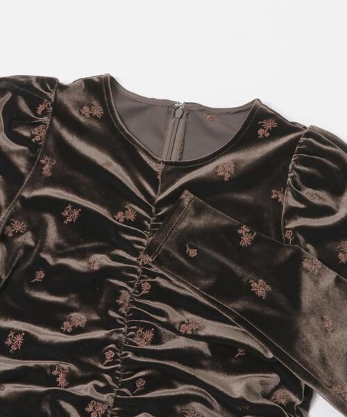 KBF（ケービーエフ） ワンピース ベロアシャーリングドレス : ZOZOTOWN