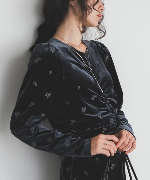 KBF（ケービーエフ） ワンピース ベロアシャーリングドレス : ZOZOTOWN