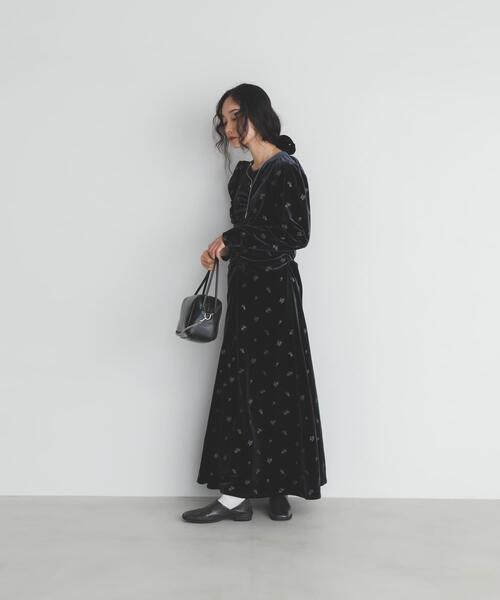 KBF（ケービーエフ） ワンピース ベロアシャーリングドレス : ZOZOTOWN