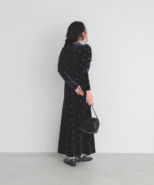 KBF（ケービーエフ） ワンピース ベロアシャーリングドレス : ZOZOTOWN