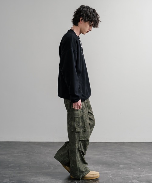 HUF（ハフ） トレーナー スウェット H DOT POLAR FLEECE CREWNECK 