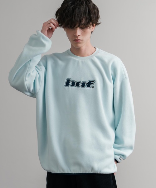 HUF（ハフ） トレーナー スウェット H DOT POLAR FLEECE CREWNECK