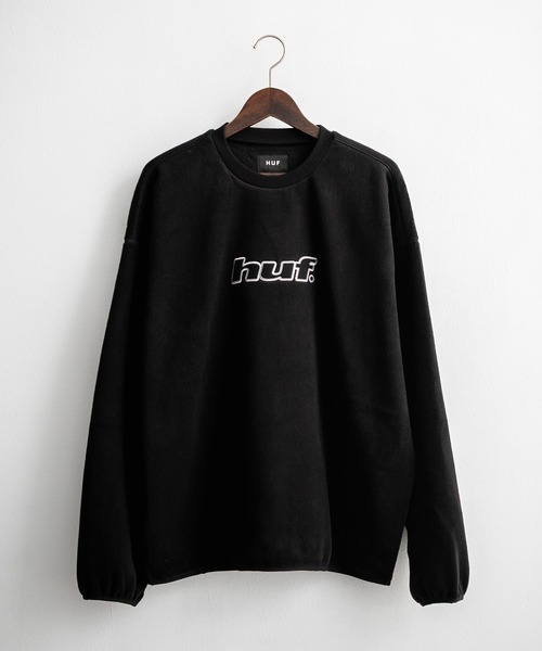 HUF（ハフ） トレーナー スウェット H DOT POLAR FLEECE CREWNECK