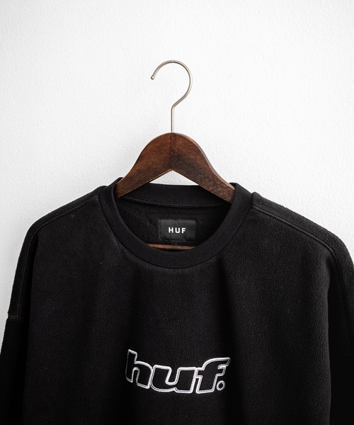 HUF（ハフ） トレーナー スウェット H DOT POLAR FLEECE CREWNECK