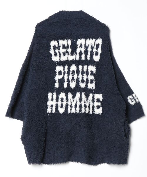 GELATO PIQUE HOMME」 ニットカーディガン M グリーン メンズ