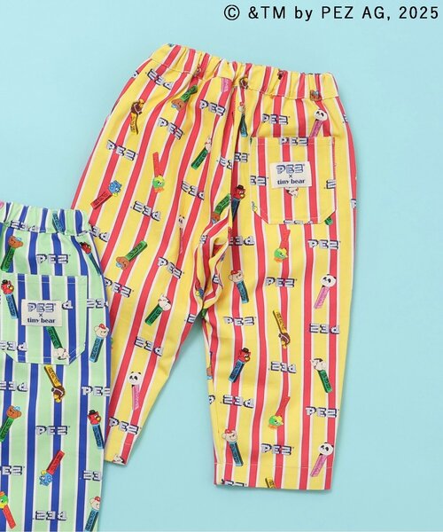 apres les cours（アプレレクール） パンツ WEB限定PEZ×tiny bear 総柄