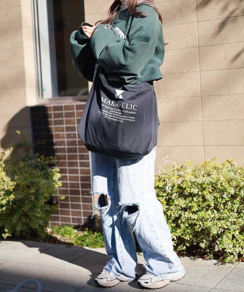 「MAKAVELIC」 2WAYバッグ FREE ネイビー メンズ_画像7