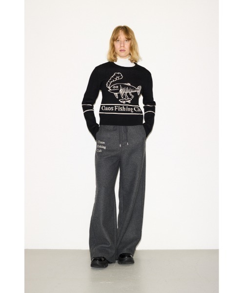THROW by SLY ニット セーター Chaos Fishing Club KNIT TOPS カオス