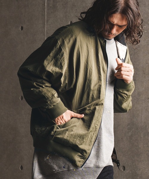 「GLIMCLAP」 ブルゾン M オリーブ メンズ_画像3