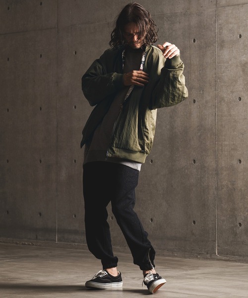 「GLIMCLAP」 ブルゾン M オリーブ メンズ_画像6