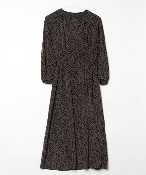 ANAYI（アナイ） 長袖ワンピース 38 ブラウン レディース : ZOZOTOWN