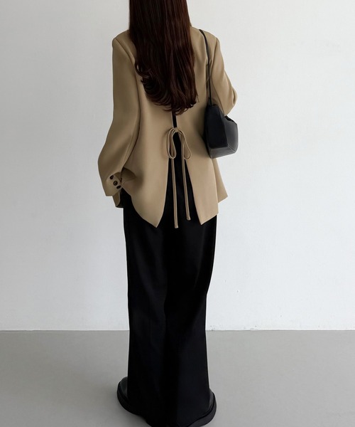 callautia（カラウティア） テーラードジャケット LARGE ブラック