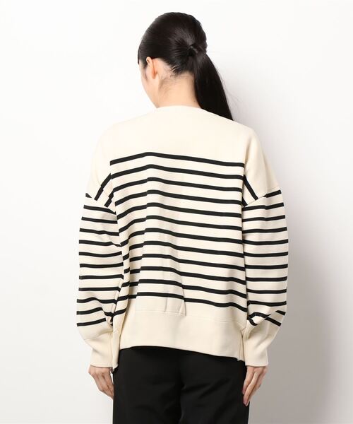 「e-zakkamania stores」 「Maison de L'allure」ニットカーディガン フリー ホワイト×ブラック レディース_画像8