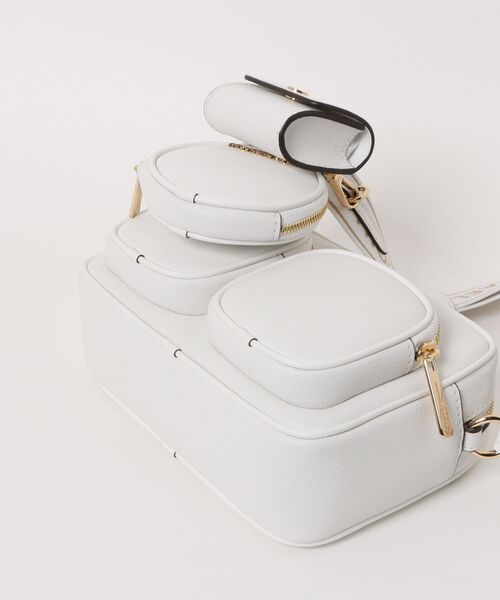 早い者勝ち 美品MICHAEL KORS ホワイト ショルダーバッグ MICHAEL KORS（マイケルコース） ショルダーバッグ バッグ JET SET