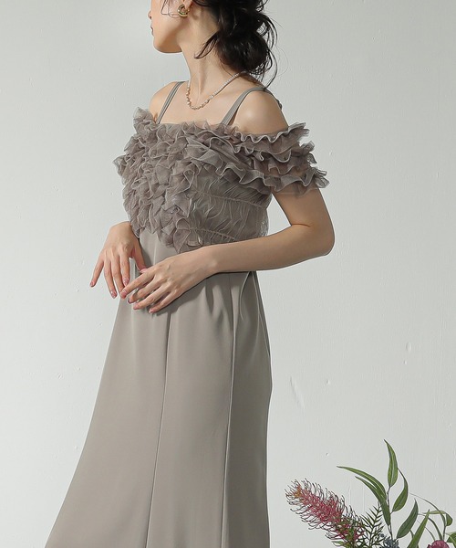 「Kana」 コンビワンピース M ブラウン レディース_画像5