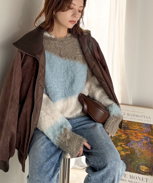 「classicalelf」 長袖ニット MEDIUM ベージュ レディース_画像4