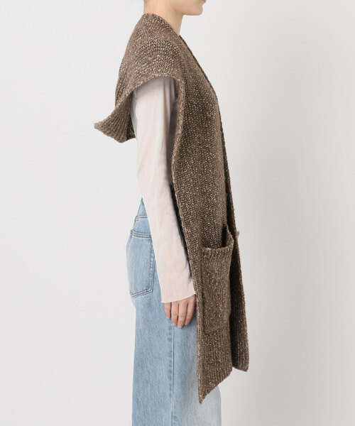 plage（プラージュ） ストール マフラー 3G ミックスフードマフラー