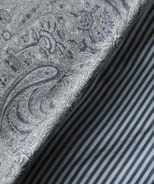 ブラウス シャツ DOCKING PIECE DYE / シャツ レディースの画像