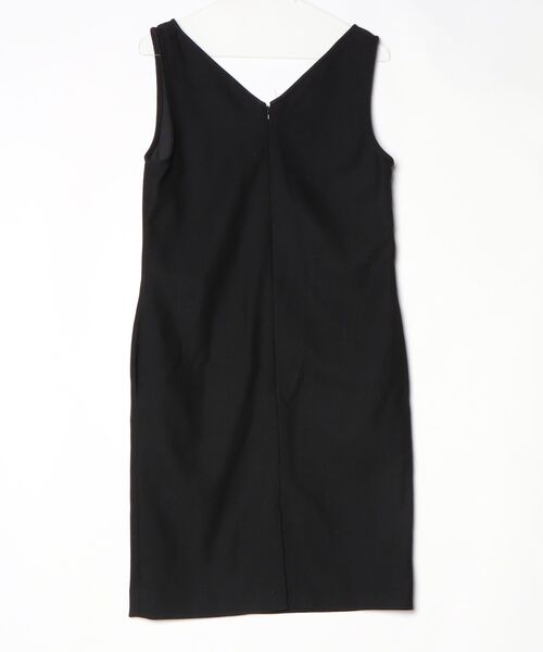 「Khaju」 ノースリーブワンピース ONE SIZE ブラック レディース_画像2