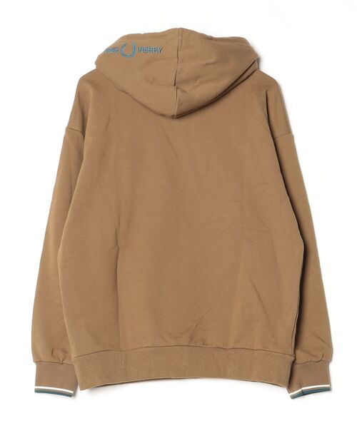 フレッドペリー パーカー FRED PERRY プルオーバーパーカー M キャメル