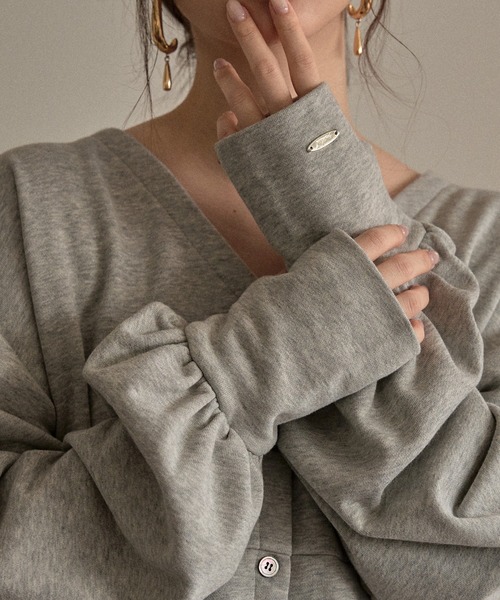 mideal（マイディール） トレーナー スウェット peplum sweatshirt