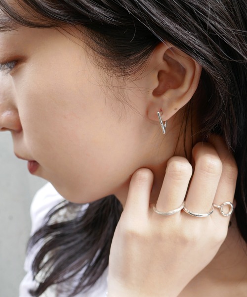 「e.m.」 ピアス(片耳用) FREE シルバー レディース_画像7