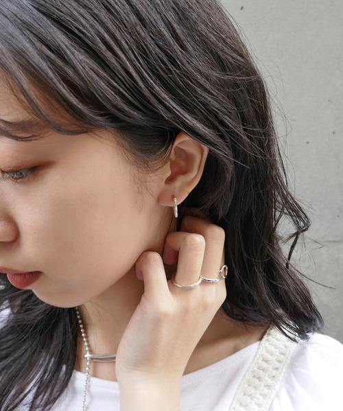 「e.m.」 ピアス(片耳用) FREE シルバー レディース_画像8