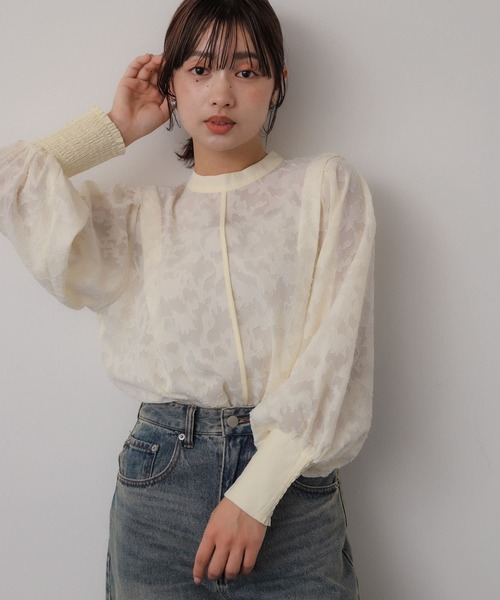 「SENSE OF PLACE by URBAN RESEARCH」 長袖ブラウス ONE アイボリー レディース_画像2