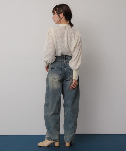 「SENSE OF PLACE by URBAN RESEARCH」 長袖ブラウス ONE アイボリー レディース_画像6