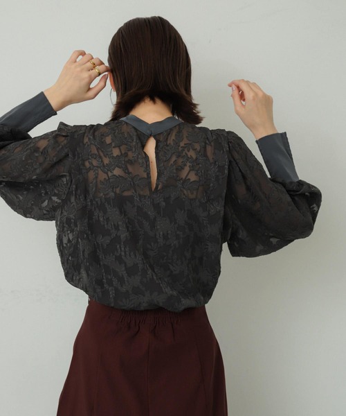 「SENSE OF PLACE by URBAN RESEARCH」 長袖ブラウス ONE アイボリー レディース_画像9