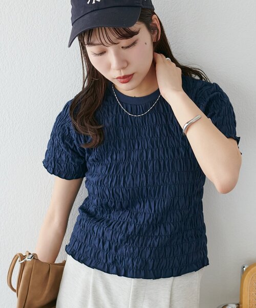 Discoat（ディスコート） tシャツ 「WEB限定」シャーリングコンパクトT