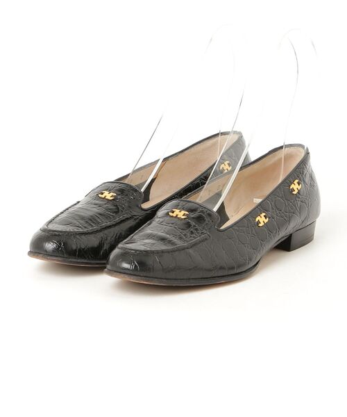 「FERRAGAMO」 シューズ 7 ブラック レディース