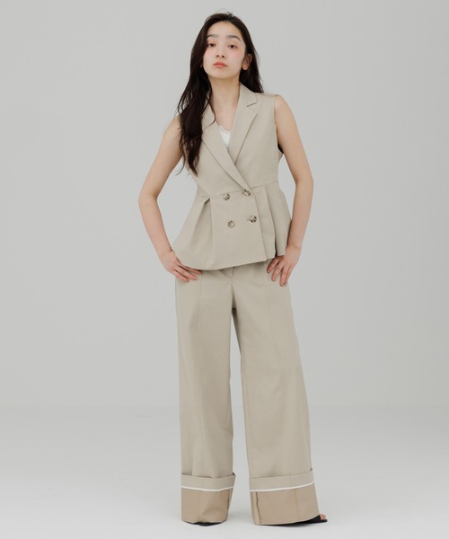 ベスト ジレ tailored trench gilet（テーラードトレンチジレ