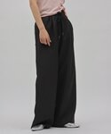 ワイドパンツ パンツ さらっと着れて洗える!ス...の詳細画像3