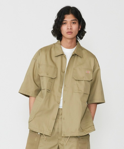 Dickies ワークシャツ アースカラー 半袖 Dickies - Dickies ワークシャツ アースカラー 半袖の通販 by ベール's