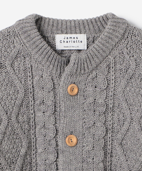 「James Charlotte」 ニットカーディガン F イエロー レディース_画像4