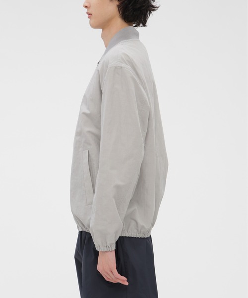 ブルゾン アウター COTTON RAMIE POPLIN メンズの画像