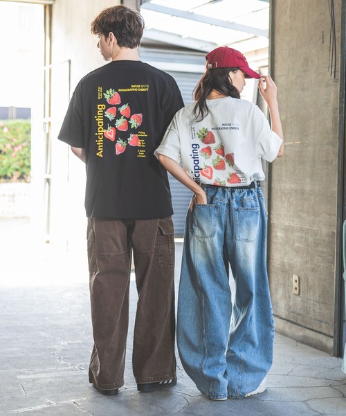「PBLIM」 半袖Tシャツ MEDIUM オフホワイト レディース_画像5