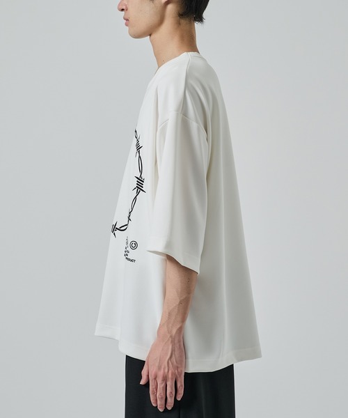 「SHAREEF」 半袖Tシャツ 2 ホワイト メンズ_画像8