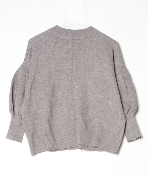 「ROPE' PICNIC」 7分袖ニット 38 グレー レディース_画像2