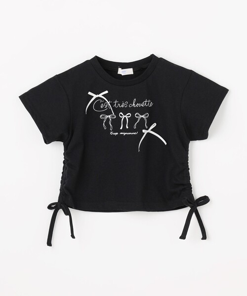 ANY（エニィ） tシャツ ドロスト 裾リボンTシャツ キッズ 子供服