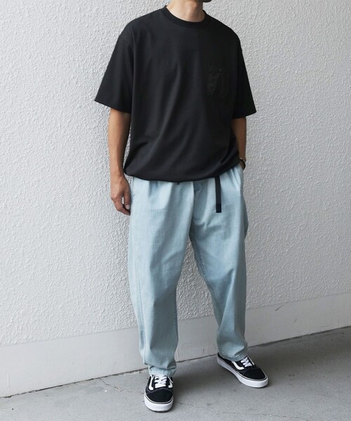 「Gramicci」 デニムパンツ MEDIUM ライトブルー メンズ_画像8