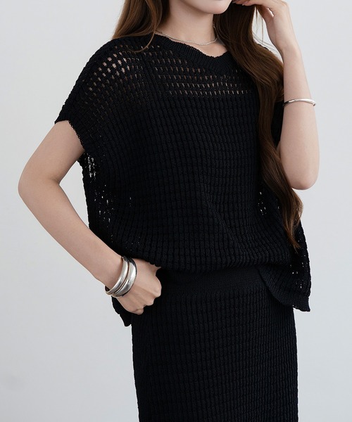 セットアップ メッシュニット春夏セットアップ レディース : ZOZOTOWN