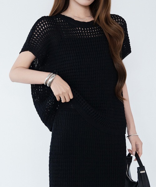 セットアップ メッシュニット春夏セットアップ レディース : ZOZOTOWN